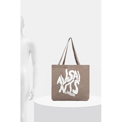 AllSaints Памучна чанта AllSaints ORLANDO в бежово M285XB (M285XB)