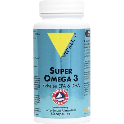 Vit’All+® Супер Омега-3 1000 mg (EPA 400 mg / DHA 300 mg) 30 капсули | Vit’All+® (662140 (SUPOME30) VP)