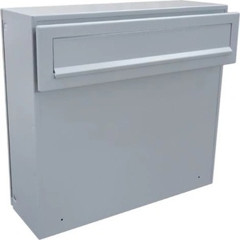 DOLS A-050 ČD-50A RAL7040 - poštová schránka pre sendvičovú montáž na výplň plotu, bránky a dverí, sivá