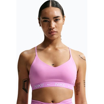 Nike Спортен сутиен Nike Dri-Fit Indy Light Support light magenta/light magenta/white