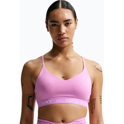Nike Спортен сутиен Nike Dri-Fit Indy Light Support light magenta/light magenta/white