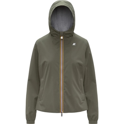 Дамско ежедневно яке K-Way Women's Lil 2.0 Stretch Poly Waterproof jacket - Green Lichen - размер XS (103-2955-0111)