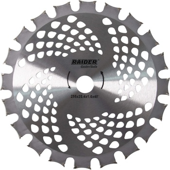 Raider Диск за коса двоен TCT 40T Ø255x25.4 mm (110343)