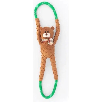 Zippy Paws Dog preťahovadlo medveď 70 x 12,5 x 12,5 cm