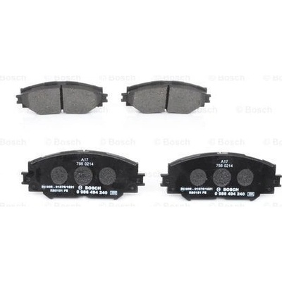 BOSCH Sada brzdových platničiek kotúčovej brzdy 0986494240