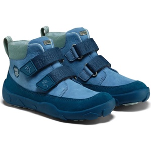 Affenzahn Детски обувки barefoot Affenzahn Kid's Übergangsschuh Leder Friendy Barefoot shoes - Shark / Blue - размер 21 (EU) (702-4545-0311)