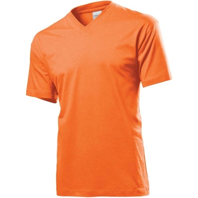 Stedman tričko Classic V-Neck Men oranžová