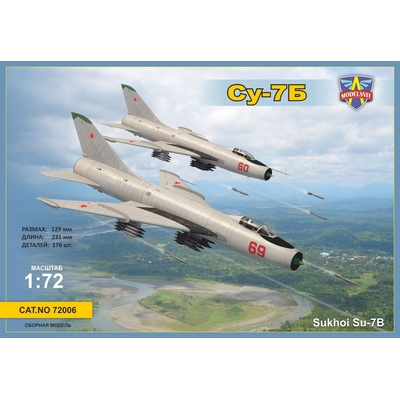 MODELSVIT Sukhoi Su 7B 3x Russian Camo 1:72
