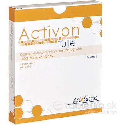 Advancis Medical Algivon 10 x 10 cm krytie alginát.antimikrob. 5 ks