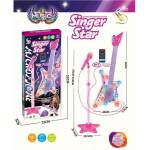 Armtoys Рок китара с микрофон на стойка mp3 - igrachko