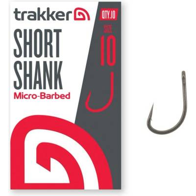 Trakker Short Shank Hooks Micro Barbed vel.10 10 ks