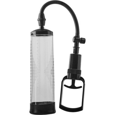 Dreamtoys - vákuová pumpa na penis s rýchloupínacím ventilom priehľadná