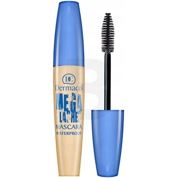 Dermacol Mega Lashes vodeodolná maskara čierna maskara 12,5 ml