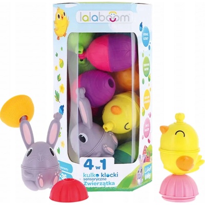 Trefl LALABOOM hospodářská zvířata - 24 ks