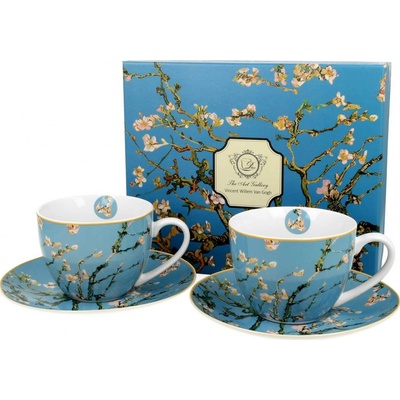 Duo Porcelánová šálka s podšálkou Van Gogh Almond Blossom 2 x 250 ml