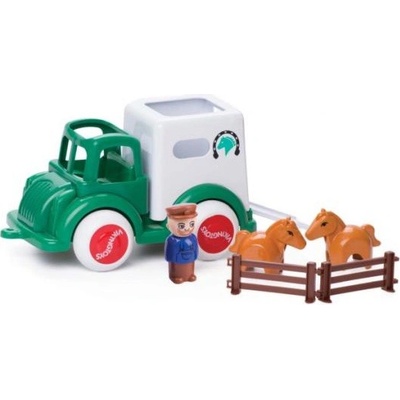 Jumbo Viking Toys přepravní vozidlo pro koně s figurkami