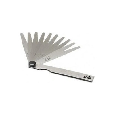 KINEX K-MET Měrka ventilová ČSN 25 1670 0,1-2mm/200 21ks KI1133-02-020
