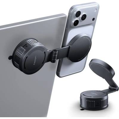 Spigen mft35-1 магнитна стойка за автомобил за арматурно табло и екран, черна (acp11659)