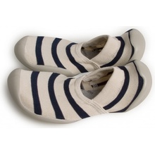 Collégien espadrilles Anglet bielo-modrá