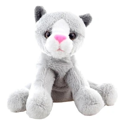 Wiky Сива плюшена котка 15 см