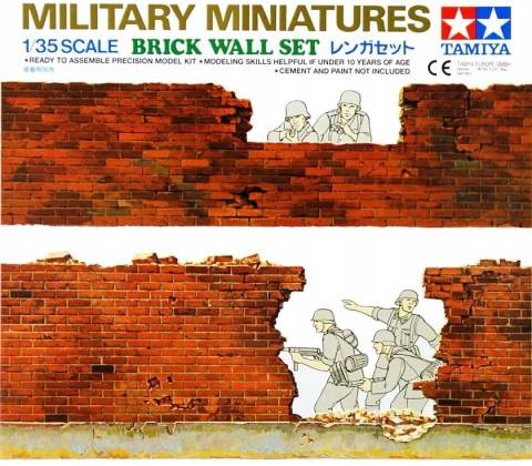 Tamiya Brick Wall Set 1:35