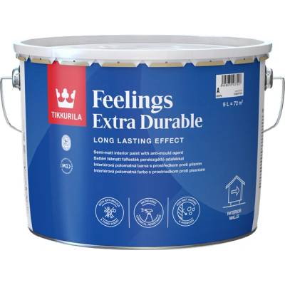 Tikkurila Deco FEELINGS EXTRA DURABLE Odolný, umývateľný náter na steny 10 L