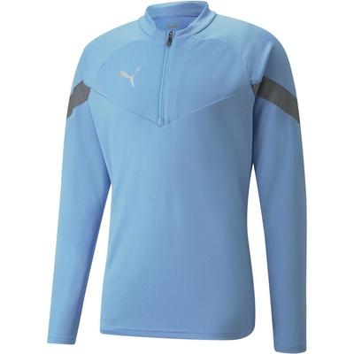 Puma Teamfinal Training 1/4 Zip Top svetlomodrá