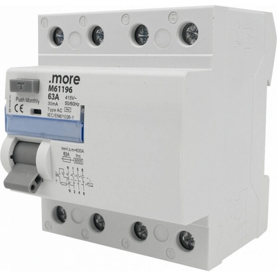 Ecolight 63A 30mA AC 6kA 4P