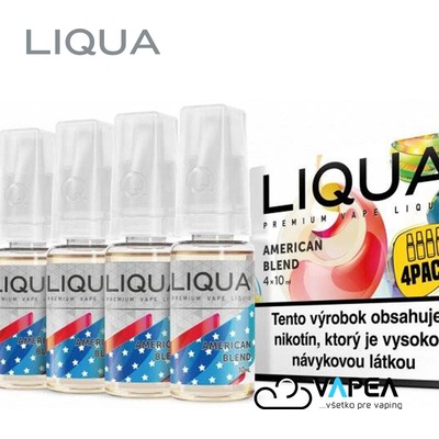 Ritchy Liqua Elements 4Pack American Blend 4 x 10 ml 18 mg