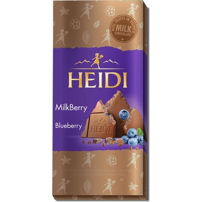 Heidi Milkberry Mléčná s borůvkami 80 g