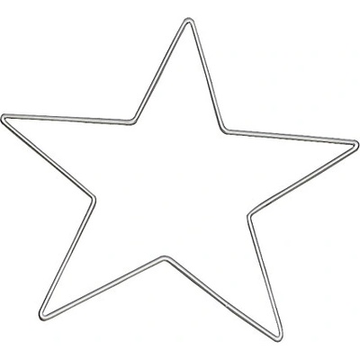 Drôtená hviezda 25cm