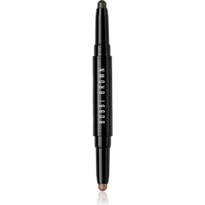Bobbi Brown Long-Wear Dual-Ended Cream Shadow Stick сенки за очи в молив дуо цвят Café / Gilded Green 1.6 гр