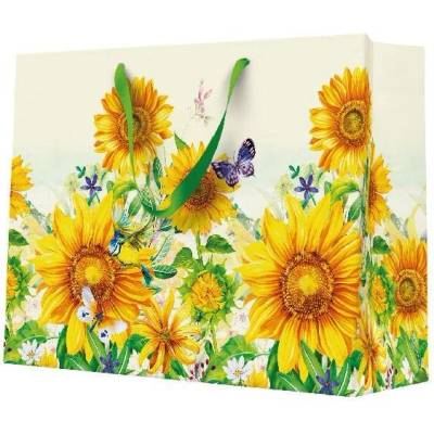 Papírová taška Paw velká podelná Wild Sunflowers