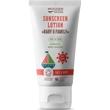 WoodenSpoon Baby & Family opaľovacie telové mlieko SPF50 150 ml