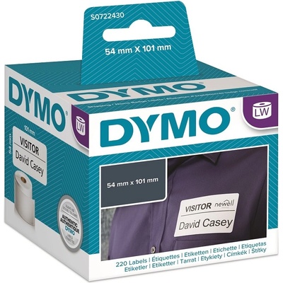 DYMO 99014, S0722430, 54мм x 101мм, бели хартиени етикети (S0722430)
