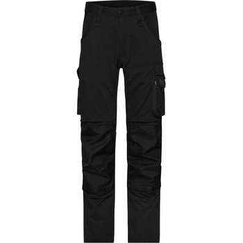 James & Nicholson Kalhoty JN 1812 Slim Line do pasu strečové COT 02112Mq80m6 Navy/šedá