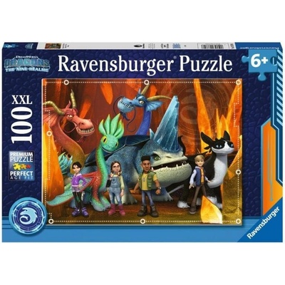 RAVENSBURGER Jak vycvičit draka: the nine realms 100 dílků