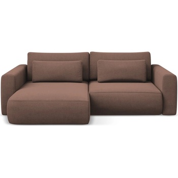 makamii Розов разтегателен ъглов диван с място за съхранение (ляв ъгъл) Kapua - Makamii (KAPUA_LCF_S_24_P1_C7)