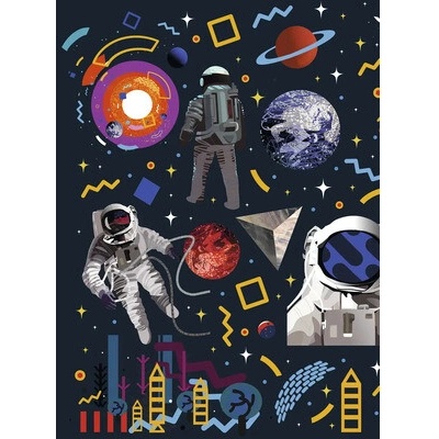 Obraz na plátne Astronauts 50x70cm