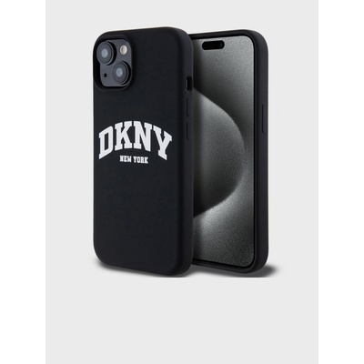 DKNY Течен силиконов MagSafe заден капак с лого на арката за iPhone 11 черен DKNY DKNY | Cheren | МЪЖЕ | UNI