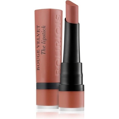 BOURJOIS Paris Rouge Velvet The Lipstick rúž 16 Caramelody 2,4 g