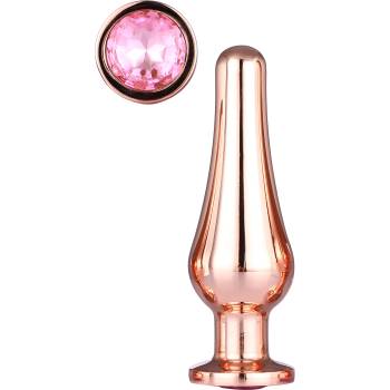 Image 1 of DreamToys Gleaming Love Pleasure Plug Rose Gold Medium