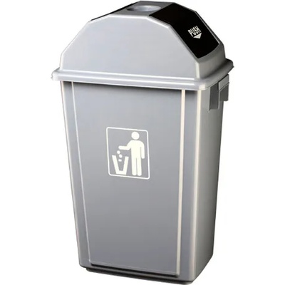 HORECANO GX-029-Кош с люлеещ капак и пепелник 58L СИВ 47x33xh76 (0114155)