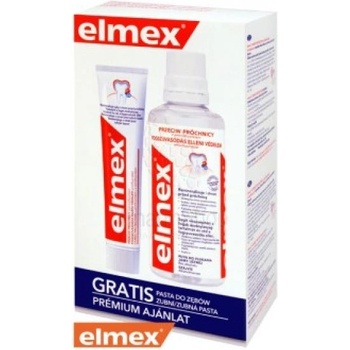 Elmex Caries Protection вода за уста 400ml + паста за зъби 75ml БЕЗПЛАТНО
