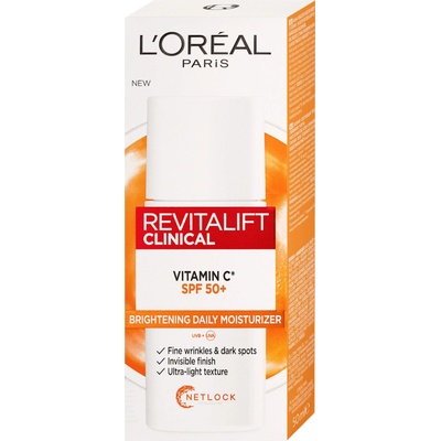 L'Oréal Revitalift Clinical + Vitamin C denní Anti-UV Fluid SPF50 50 ml