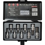 FORCE Tools Комплект вложки и накрайник Force Tools 4101/ 9 бр (JN15806)