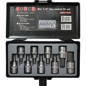 FORCE Tools Комплект вложки и накрайник Force Tools 4101/ 9 бр (JN15806)
