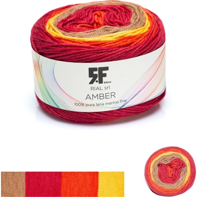 Merino vlna Rial Filati Amber jarní louka
