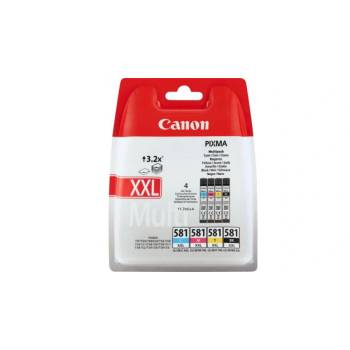 Canon CLI-581XXL 4-цветен оригинална касета с мастило, мултипак (1998C005)