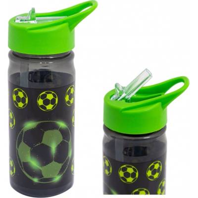 Astra plastová fľaša s výsuvnou slamkou Aqua Pure Neo Football 450ml